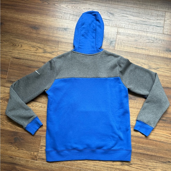 Large Nike UK Blue and Gray Hoodie - Picture 2 of 3